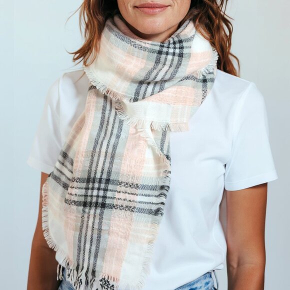 LOFT Accessories - Loft Plaid Blanket Scarf